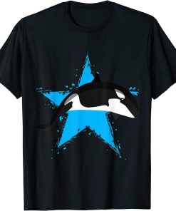 Orca Star Design Orca Love Lover Orcas T-Shirt